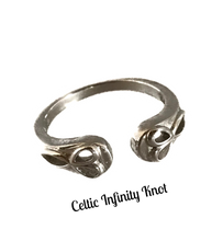 Load image into Gallery viewer, Silver Broken Heart The Circle Remains UnBroken