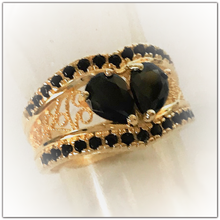 Load image into Gallery viewer, Broken Heart Set Gold over Sterling Silver