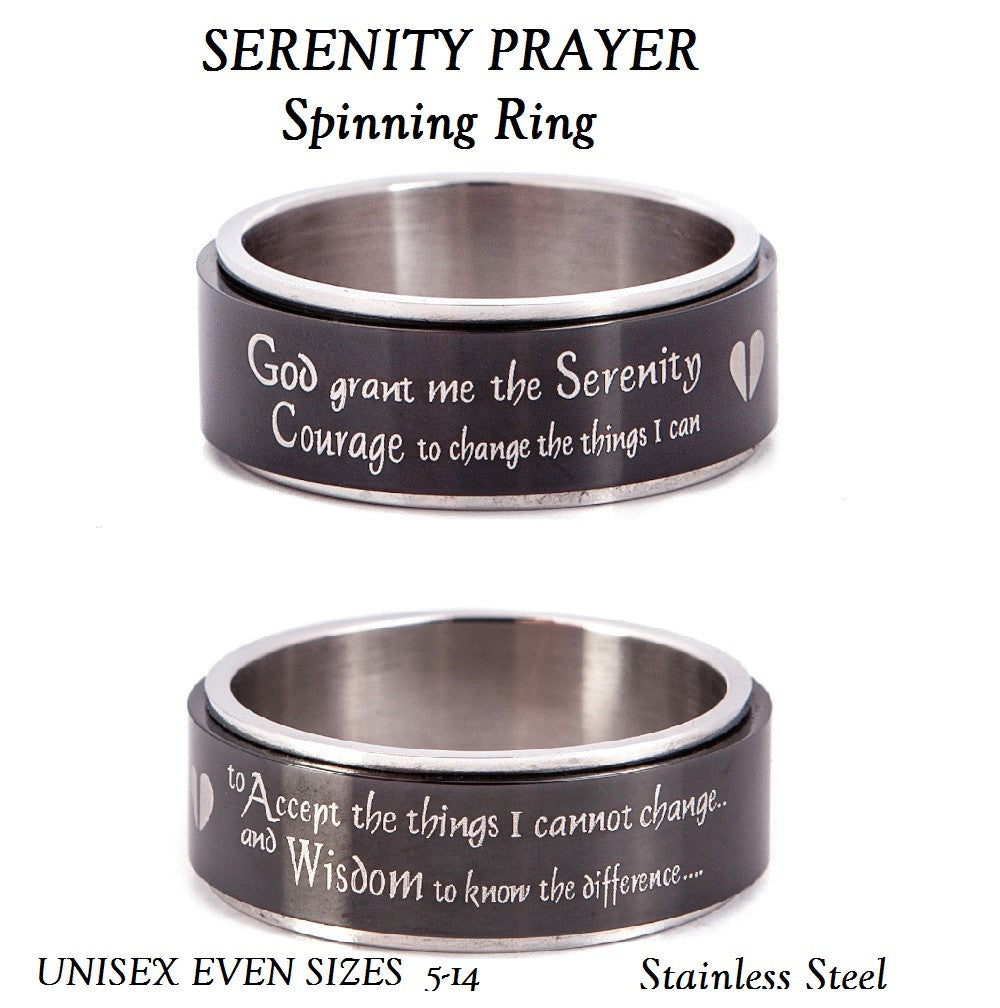 SERENITY PRAYER Spinning Prayer Wheel Ring Widows Rings serenity-prayer-spinning-prayer-wheel-ring-widows-rings