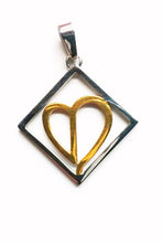 Load image into Gallery viewer, BROKEN HEART Stainless Steel Reversible Pendant