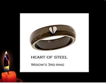 Load image into Gallery viewer, HEART OF STEEL Young Widow's Ring