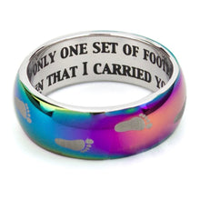 Load image into Gallery viewer, FOOTPRINTS Prayer Rainbow Finish