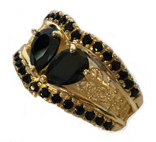 Load image into Gallery viewer, Broken Heart Set Gold over Sterling Silver